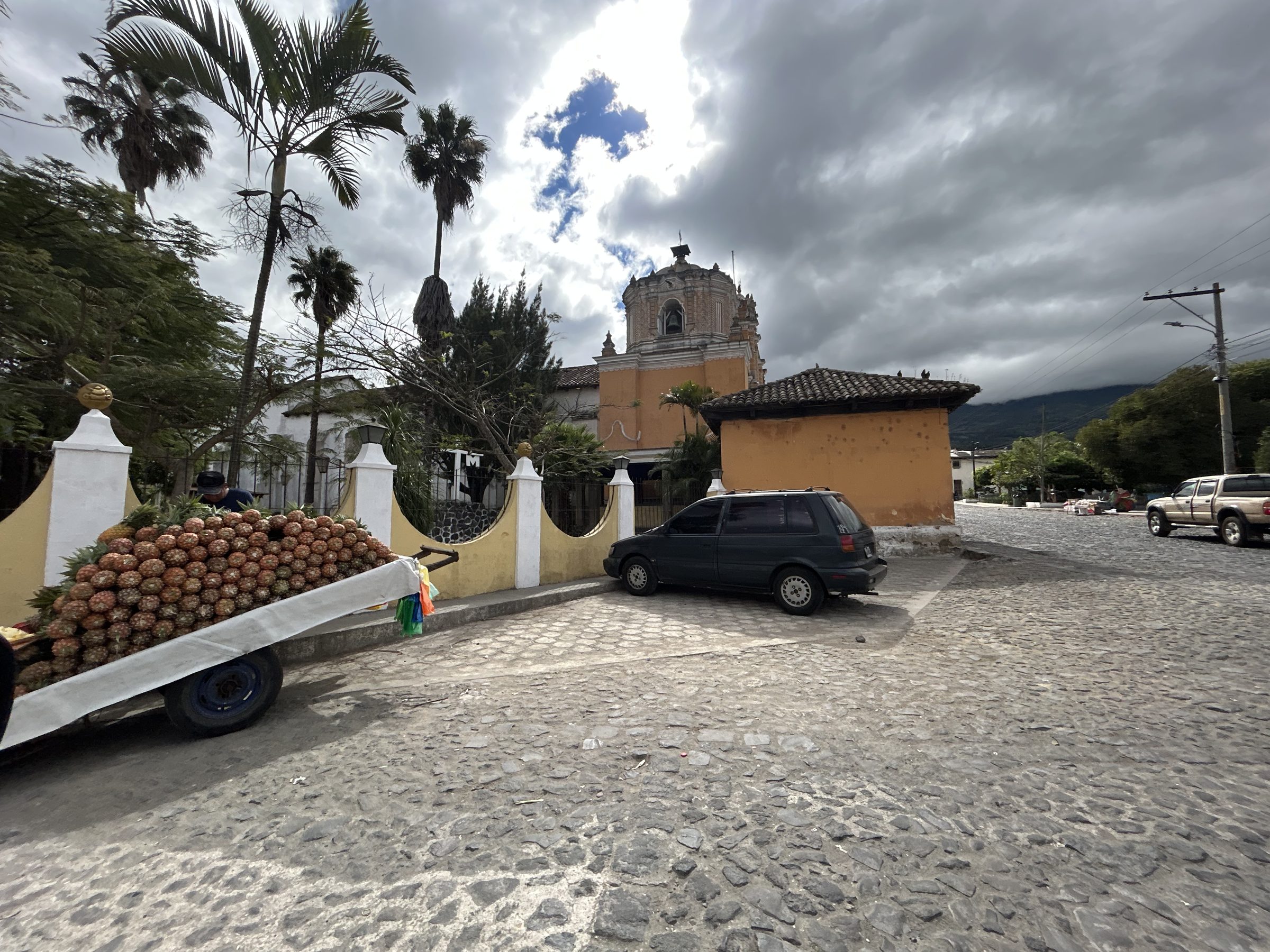 Street scene in Guatemala highlands